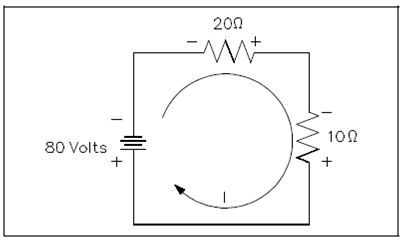 1447_Applying Kirchhoffs Voltage Law.png