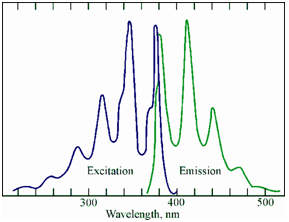 1619_Excitation and emission fluorescence spectra.png