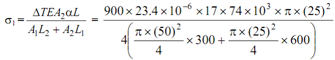 2154_Calculate the thermal stress in the bar.png