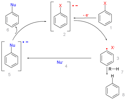 Radical-Nucleophilic Aromatic Substitution, Chemical Reactions ...